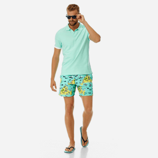 Hombre Clásico Estampado - Bañador con estampado Martha's Vineyard para hombre, Menta supp2 Hombre Clásico Estampado - Bañador con estampado Martha's Vineyard para hombre, Menta supp2