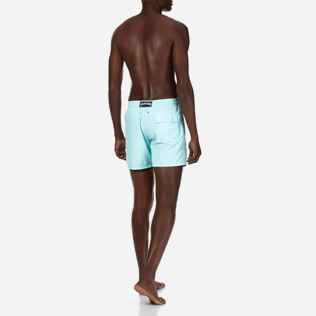 Men Classic / Moorea Embroidered - Men Swimwear Placed Embroidery Mosaic Turtles, Lagoon backworn Men Classic / Moorea Embroidered - Men Swimwear Placed Embroidery Mosaic Turtles, Lagoon backworn