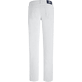 Uomo Altri Unita - Pantaloni uomo in velluto 5 tasche regular fit, Off white vista posteriore