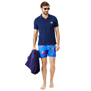 Men Classic Printed - Men Swimtrunks Mappemonde Sonar, Royal blue supp2 Men Classic Printed - Men Swimtrunks Mappemonde Sonar, Royal blue supp2