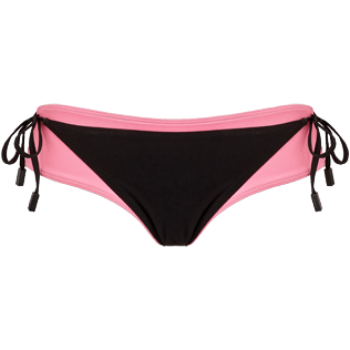 Women Classic brief Solid - Women bicolor bikini bottom trompe-l'oeil effect - Vilebrequin x JCC+ - Limited Edition, Pink polka front Women Classic brief Solid - Women bicolor bikini bottom trompe-l'oeil effect - Vilebrequin x JCC+ - Limited Edition, Pink polka front