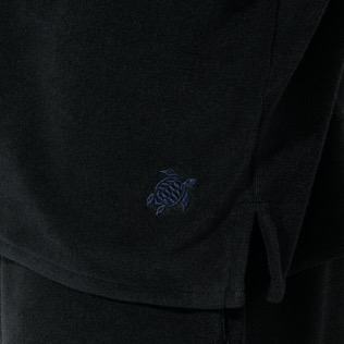 Hombre Autros Liso - Camisa de bolos unisex en tejido terry de jacquard, Negro detalles vista 1
