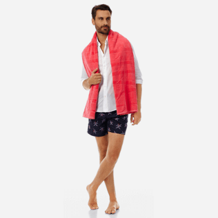 Herren 017 Bestickt - Ultraleichte und verstaubare Palm Beach Badehose mit Stickarbeiten für Herren – Limitierte Serie, Marineblau supp2 Herren 017 Bestickt - Ultraleichte und verstaubare Palm Beach Badehose mit Stickarbeiten für Herren – Limitierte Serie, Marineblau supp2