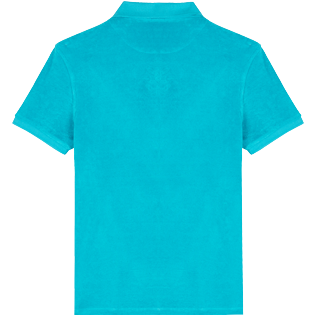 Uomo Altri Unita - Polo uomo in spugna tinta unita, Azzurro chiaro back Uomo Altri Unita - Polo uomo in spugna tinta unita, Azzurro chiaro back
