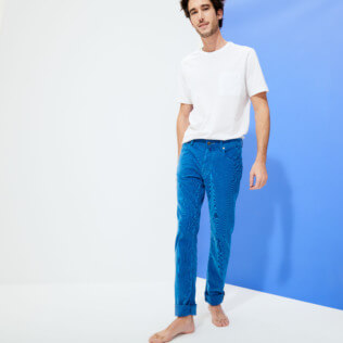 Homme AUTRES Uni - Pantalon 5 Poches Velours homme Coupe regular, Atoll frontworn Homme AUTRES Uni - Pantalon 5 Poches Velours homme Coupe regular, Atoll frontworn