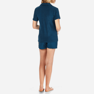 Women Others Solid - Women Terry Cloth Polo shirt Solid, Spray backworn Women Others Solid - Women Terry Cloth Polo shirt Solid, Spray backworn