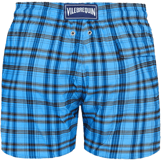 Homme CLASSIQUE STRETCH Graphique - Men swimwear stretch Carrreaux, Bleu ciel back Homme CLASSIQUE STRETCH Graphique - Men swimwear stretch Carrreaux, Bleu ciel back