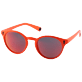 Andere Uni - Unisex Solid Sonnenbrille, Neon orange Rückansicht