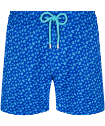 男款 Ultra-light classique 印制 - Men Swimwear Ultra-light and packable Micro Ronde Des Tortues, Sea blue 正面图