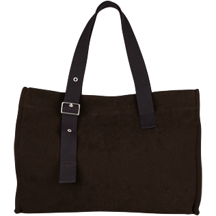 Others Solid - Large Cotton Beach bag Solid, Black back Others Solid - Large Cotton Beach bag Solid, Black back