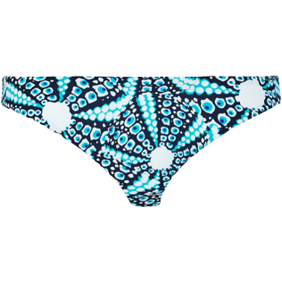 Damen Klassische Höschen Bedruckt - Women Classic Brief Bikini Bottom Oursinade, Marineblau front Damen Klassische Höschen Bedruckt - Women Classic Brief Bikini Bottom Oursinade, Marineblau front