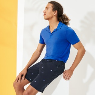 Men Others Printed - Men embroidered Bermuda Shorts 2009 Les Requins, Navy supp1 Men Others Printed - Men embroidered Bermuda Shorts 2009 Les Requins, Navy supp1
