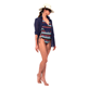 Women Cruise line One piece Look, front Women Cruise line One piece Look, front