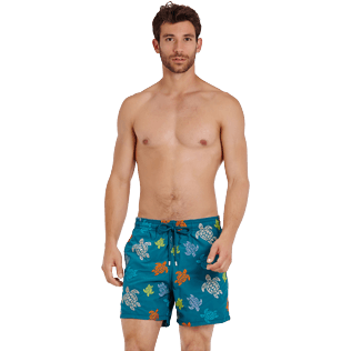Hombre Clásico Bordado - Bañador con bordado Ronde des Tortues para hombre - Edición Limitada, Pinos frontworn Hombre Clásico Bordado - Bañador con bordado Ronde des Tortues para hombre - Edición Limitada, Pinos frontworn