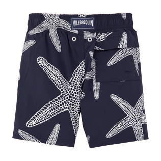 Chicos Corte Clásico Estampado - Bañador Superflex con estampado que brilla en la oscuridad Starlettte, Azul marino back Chicos Corte Clásico Estampado - Bañador Superflex con estampado que brilla en la oscuridad Starlettte, Azul marino back