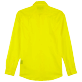Hombre Autros Liso - Camisa en gasa de algodón de color liso unisex, Limon vista trasera