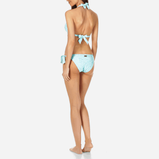 Femme Bas Imprimé - Bas de Maillot de bain Femme Tortues Hypnotiques, Lagon backworn Femme Bas Imprimé - Bas de Maillot de bain Femme Tortues Hypnotiques, Lagon backworn