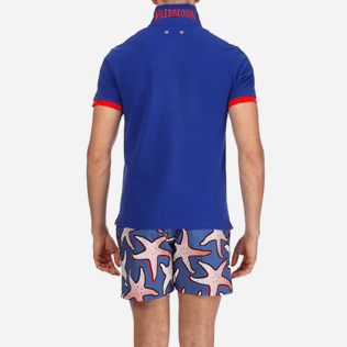 Uomo Altri Unita - Polo uomo in piquet di cotone tinta unita, Blu nettuno supp2 Uomo Altri Unita - Polo uomo in piquet di cotone tinta unita, Blu nettuno supp2