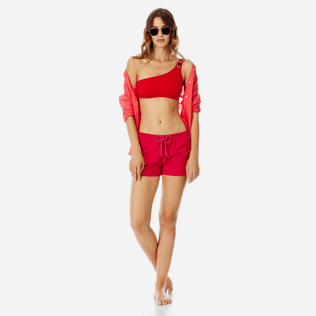 Femme ASYMETRIQUE Uni - Haut de Maillot de bain Asymetrique Femme Neoprene, Rouge laque supp2 Femme ASYMETRIQUE Uni - Haut de Maillot de bain Asymetrique Femme Neoprene, Rouge laque supp2