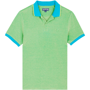 Men Others Solid - Men Changing Cotton Pique Polo Shirt Solid, Light azure front Men Others Solid - Men Changing Cotton Pique Polo Shirt Solid, Light azure front