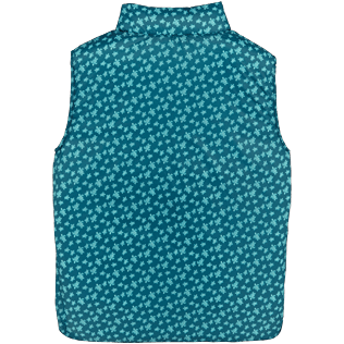 Bambino 007 Stampato - Piumino bambino smanicato reversibile Micro ronde des tortues, Spray backworn Bambino 007 Stampato - Piumino bambino smanicato reversibile Micro ronde des tortues, Spray backworn