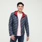 Others Printed - Unisex Reversible Jacket Micro Ronde des Tortues, Carmin details view 4