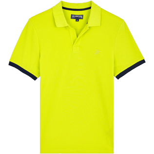 Uomo Altri Unita - Polo uomo in cotone a tinta unita, Verde brillante front Uomo Altri Unita - Polo uomo in cotone a tinta unita, Verde brillante front