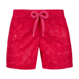Niñas Autros Estampado - Pantalón corto elástico con estampado reactivo al agua 18.7 Tulum para niña, Grosella frontworn Niñas Autros Estampado - Pantalón corto elástico con estampado reactivo al agua 18.7 Tulum para niña, Grosella frontworn
