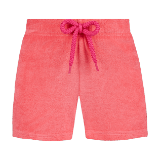 Girls Others Solid - Girls Terry Cloth Shortie Solid, Hibiscus front Girls Others Solid - Girls Terry Cloth Shortie Solid, Hibiscus front