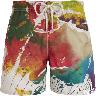 Uomo Altri Stampato - Costume da bagno uomo Gra - Vilebrequin x John M Armleder, Multicolore vista frontale