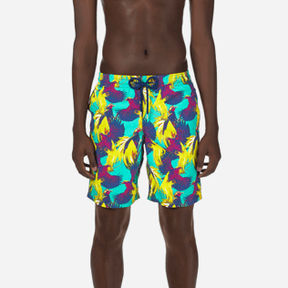Men Long Printed - Men Long Swimtrunks Birds of Paradise, Veronese green supp1 Men Long Printed - Men Long Swimtrunks Birds of Paradise, Veronese green supp1