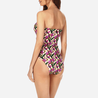 Damen Einteiler Bedruckt - Mini Paradise 3D Bustier-Badeanzug für Damen, Nude supp4 Damen Einteiler Bedruckt - Mini Paradise 3D Bustier-Badeanzug für Damen, Nude supp4