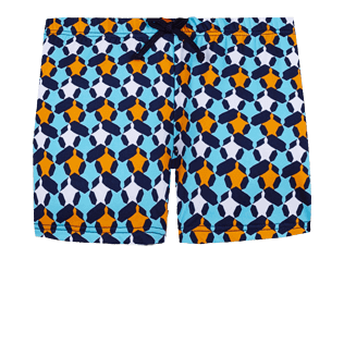 Niños Autros Estampado - Bañador tipo bóxer con estampado Turtles Stars para niño, Azul marino front Niños Autros Estampado - Bañador tipo bóxer con estampado Turtles Stars para niño, Azul marino front