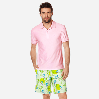 Men Others Solid - Men Terry Cloth Polo Shirt Solid, Ballet shoe frontworn Men Others Solid - Men Terry Cloth Polo Shirt Solid, Ballet shoe frontworn