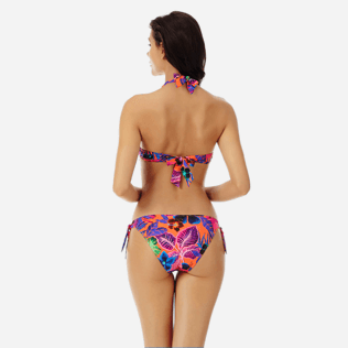 Women Classic brief Printed - Women brief to be tied bikini Bottom Porto Rico, Bright orange backworn Women Classic brief Printed - Women brief to be tied bikini Bottom Porto Rico, Bright orange backworn