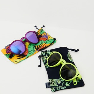 Others Solid - Purple Floaty Sunglasses, Orchid details view 4