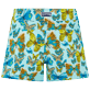 Mujer Autros Estampado - Pantalón corto de baño con cintura plana y estampado Butterflies para mujer, Laguna vista trasera
