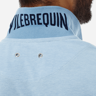 Men Others Solid - Men Cotton Pique Polo shirt Solid, Sky blue supp1 Men Others Solid - Men Cotton Pique Polo shirt Solid, Sky blue supp1