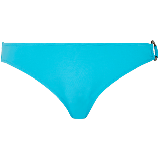 Mujer Braguitas Liso - Braguitas de bikini de corte asimétrico en color liso para mujer, Horizonte front Mujer Braguitas Liso - Braguitas de bikini de corte asimétrico en color liso para mujer, Horizonte front