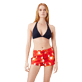 女款 Others 印制 - 2020 年情人节图案女士游泳短裤, Medicis red 正面穿戴视图