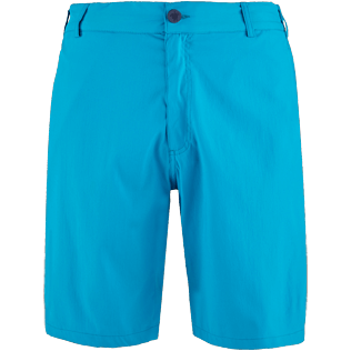 Hombre Autros Liso - Bermudas de corte recto en tejido de bañador de color liso para hombre, Seychelles front Hombre Autros Liso - Bermudas de corte recto en tejido de bañador de color liso para hombre, Seychelles front