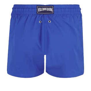 Herren Klassische kurze Uni - Kurze und figurbetonte Solid Stretch-Bademode für Herren, Royal blau back Herren Klassische kurze Uni - Kurze und figurbetonte Solid Stretch-Bademode für Herren, Royal blau back