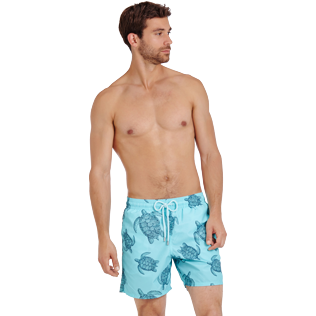Hombre Clásico Estampado - Bañador con estampado Tortues Galuchat para hombre - Exclusiva online, Acqua frontworn Hombre Clásico Estampado - Bañador con estampado Tortues Galuchat para hombre - Exclusiva online, Acqua frontworn