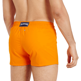 Uomo Classico corto Unita - Costume da bagno corto uomo stretch e aderente a tinta unita, Safran supp1 Uomo Classico corto Unita - Costume da bagno corto uomo stretch e aderente a tinta unita, Safran supp1