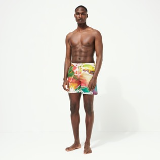 男款 Others 印制 - 男士 Gra 泳裤 - Vilebrequin x John M Armleder 合作款, Multicolor 正面穿戴视图