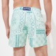 Men Classic Printed - Men Swimwear Bandana - Vilebrequin x BAPE® BLACK, Mint back worn view