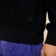 Hombre Autros Liso - Sudadera de felpa en color liso unisex, Negro detalles vista 2