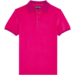Bild von Herren Andere Uni - Solid Polohemd aus Frottee für Herren, Pink Vorderansicht Bild von Herren Andere Uni - Solid Polohemd aus Frottee für Herren, Pink Vorderansicht