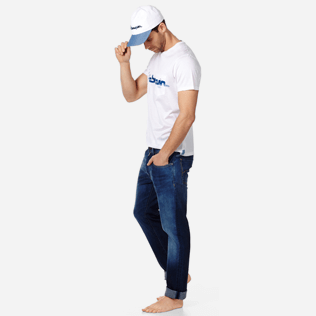 Hombre Autros Liso - Vaqueros rectos con cinco bolsillos para hombre, Med denim w2 supp2 Hombre Autros Liso - Vaqueros rectos con cinco bolsillos para hombre, Med denim w2 supp2
