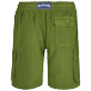 Men Others Solid - Men Linen Bermuda Shorts cargo pockets, Sycamore back view